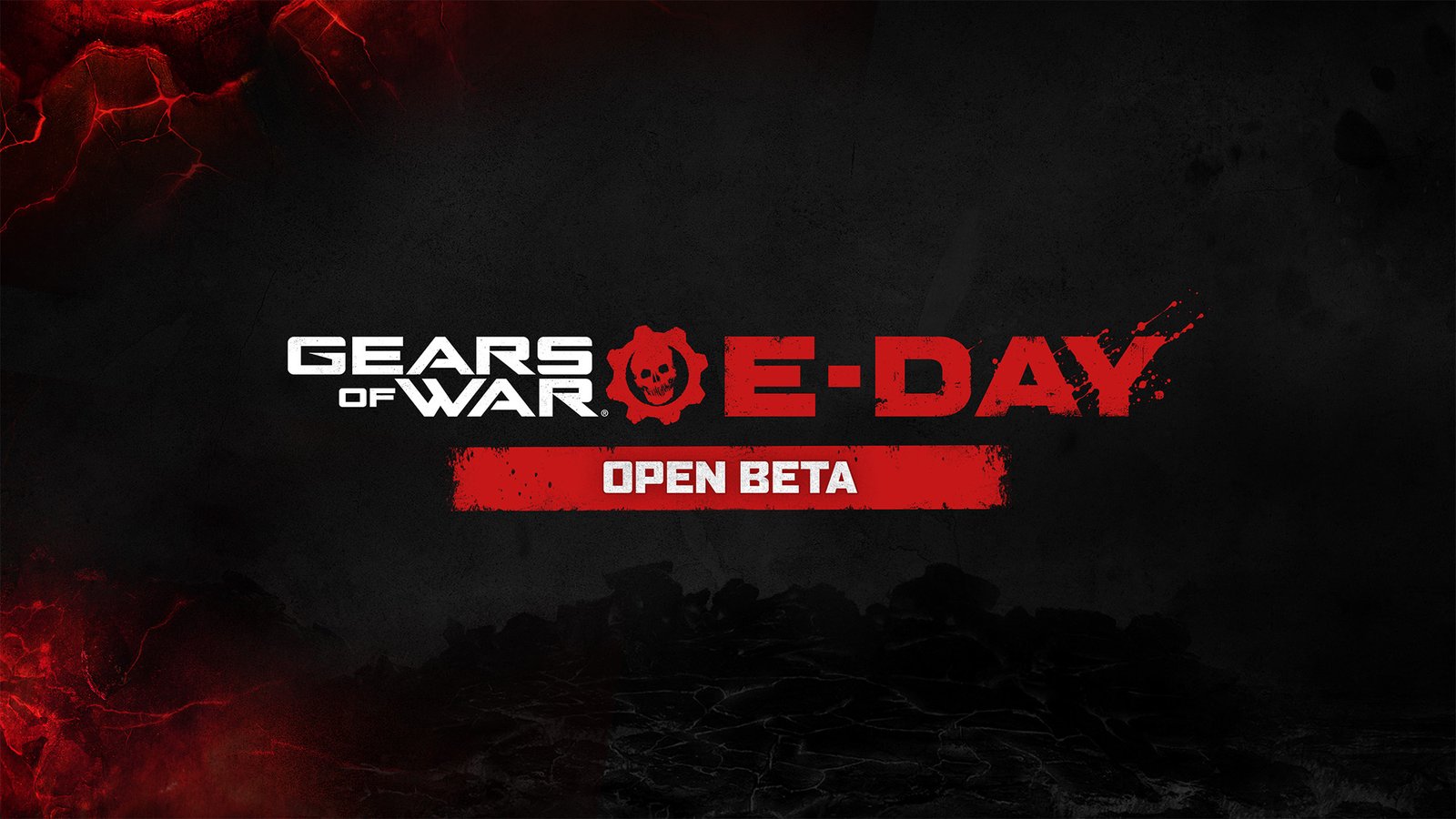 Arte oficial do beta aberto de Gears of War: E-Day