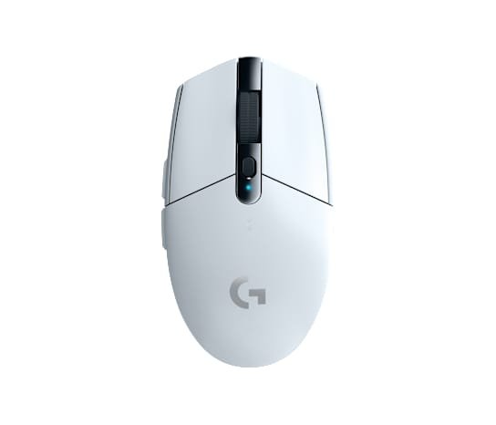 Mouse gamer sem fio Logitech G305 branco